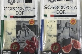 IGOR s.r.l.: Produktrückruf SAN FABIO GORGONZOLA DOLCE DOP 200g und SAN FABIO GORGONZOLA PICCANTE DOP 200g