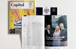 von Poll Immobilien GmbH: Capital Makler-Kompass 2024: 165 Mal Höchstnote für VON POLL IMMOBILIEN