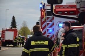 Feuerwehr Iserlohn: FW-MK: Einsatz im Gewerbegebiet Rombrock