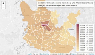 McMakler: Immobilienklima Heidelberg und Rhein-Neckar-Kreis: Das Umland holt auf