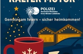 Polizei Minden-Lübbecke: POL-MI: Verkehrssicherheitskampagne "Gemeinsam feiern - sicher heimkommen"