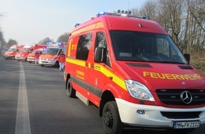 Feuerwehr Mülheim an der Ruhr: FW-MH: Verkehrsunfall mit glimpflichen Ausgang auf der BAB40
