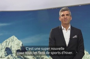 La SSR prolonge les droits de direct dans les domaines du ski et des sports d'hiver