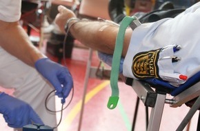 Polizeipräsidium Einsatz: POL-Einsatz: Für den guten Zweck: Zwei Tage Blutspendenaktion beim Polizeipräsidium Einsatz am Dienstort Göppingen