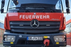 Feuerwehr Oberhausen: FW-OB: Verkehrsunfall mit Sicherungsfahrzeug