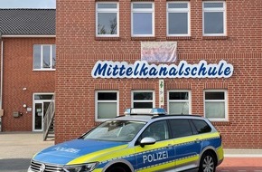 Polizeiinspektion Emsland/Grafschaft Bentheim: POL-EL: Papenburg - Polizei begleitet ABC-Schützen auf ihren Schulwegen
