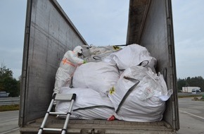 Autobahnpolizeiinspektion: API-TH: Illegale Abfallverbringung - zurück zum Absender