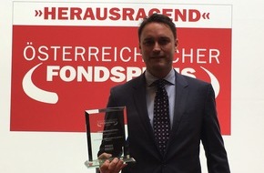 ÖKOWORLD LUX S.A.: ÖSTERREICHISCHER FONDSPREIS 2016: ÖKOWORLD ist "herausragend"
/ ÖKOWORLD ÖKOVISION CLASSIC gewinnt zum vierten Mal die begehrte Auszeichnung