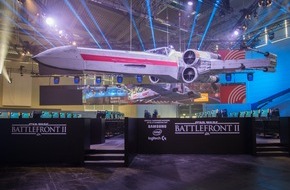 Electronic Arts: gamescom 2017: Gigantische Bauten am Stand von Star Wars Battlefront II