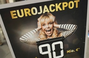 LOTTO Hessen GmbH: Eurojackpot steigt am Freitag auf 90 Millionen Euro / LOTTO Hessen stellt aktuelles Bildmaterial bereit