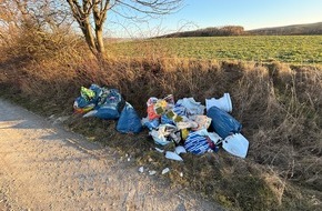Polizeiinspektion Hildesheim: POL-HI: Illegale M&uuml;llentsorgung bei Sibbesse-Adenstedt