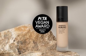 B&Ouml;RLIND GmbH: ANNEMARIE B&Ouml;RLIND erh&auml;lt den PETA VEGAN AWARD 2026 in der Kategorie "Beauty"