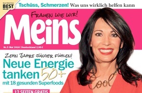 Bauer Media Group, Meins: Iris Berben (65) exklusiv in Meins: "Ruhe macht mich unruhig."