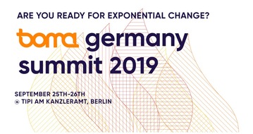 Boma Germany GmbH: Boma Germany präsentiert ersten internationalen Summit für Transformation und Exponentielles Denken in Berlin