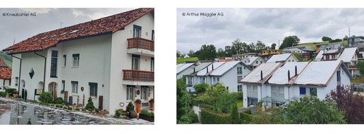 Gebäudehülle Schweiz / Enveloppe des bâtiments Suisse: Dachdecker trotzen Unwetterschäden