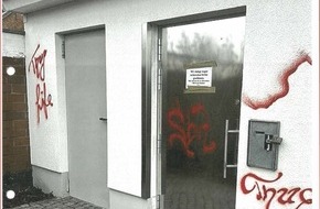 Polizeiinspektion Göttingen: POL-GÖ: (44/2024) Sachbeschädigung in Duderstadt: Fassade von öffentlicher Toilette mit Farbe beschmiert
