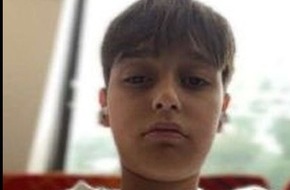 Polizeipr&auml;sidium Mittelhessen - F&uuml;hrungs- und Lagedienst: POL-GI: Landkreis Gie&szlig;en: 13-J&auml;hriger Ensar Dobra aus Laubach vermisst