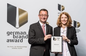 medisana GmbH: MEDISANA überzeugt mit seiner erfolgreichen Markenführung und erhält dafür den German Brand Award 2018