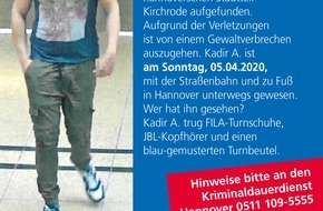 Polizeidirektion Hannover: POL-H: Nachtragsmeldung: Leiche auf Friedhof entdeckt - erneuter Zeugenaufruf