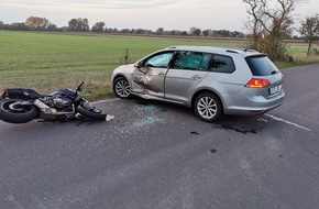 Polizeiinspektion Gifhorn: POL-GF: Schwerer Motorradunfall in Meinersen