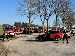 FW-MK: Erster Waldbrand des Jahres