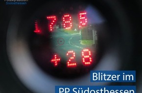 Polizeipräsidium Südosthessen - Offenbach: POL-OF: Blitzermeldung: Bitte halten Sie sich an die Tempolimits - ein Tag ohne Verkehrstote ist das Ziel...