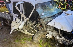 Polizeidirektion Wittlich: POL-PDWIL: Schwerer Verkehrsunfall mit Personenschaden in der Ortslage Minden