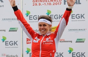 EGK Gesundheitskasse: Elena Roos devient ambassadrice de l'EGK-Caisse de Santé / EGK-Caisse de Santé sponsorise désormais la coureuse d'orientation Elena Roos