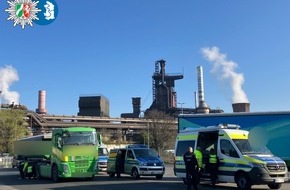 Polizei Duisburg: POL-DU: Beeck: Verkehrsdienst kontrolliert Schwerlastverkehr