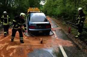 Feuerwehr Herdecke: FW-EN: Mustang verlor auf Ender Talstraße die Kontrolle