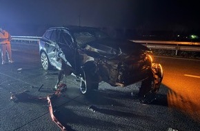 Polizeiinspektion Verden / Osterholz: POL-VER: +++ Unfall auf der A1 +++ Dreister Ladendieb gef&auml;hrdet Mitarbeiterin +++ Alkoholfahrt in Worpswede +++ Unfall zwischen E-Scooter und Fu&szlig;g&auml;nger +++ Pkw kollidiert mit Hauswand +++