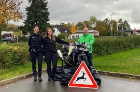Polizeiinspektion Nienburg / Schaumburg: POL-NI: Unfall-Krad bei der Verkehrssicherheitswoche in Stolzenau