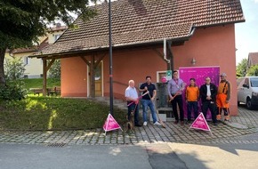 Deutsche Telekom AG: Spatenstich: Telekom startet Glasfaserausbau in Ahorntal