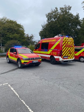 FW-Velbert: Brand in einem Firmengebäude am Rosenkamp