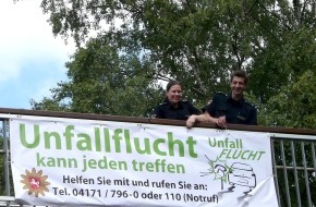 Polizeiinspektion Harburg: POL-WL: Winsen/L. - Polizei hängt Banner auf