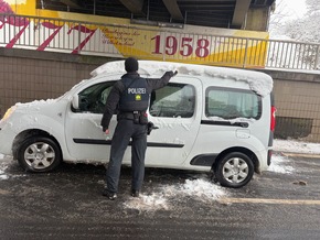 POL-OF: Weitere witterungsbedingte Unfälle und unzählige festgefahrene Fahrzeuge