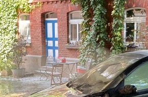 Polizei Eschwege: POL-ESW: Auto gerät in Brand; Ursache vmtl. technischer Defekt