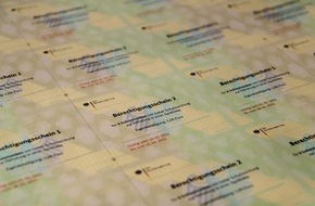 Bundesdruckerei Gruppe GmbH: Coupons f&uuml;r FFP2-Masken: Bundesdruckerei schlie&szlig;t Druck und Versand vorzeitig ab