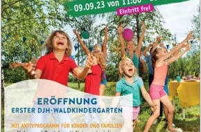 Deutsches Jugendherbergswerk LV Baden-Württemberg e.V.: DJH BW Erlebnistag zur Eröffnung des ersten DJH Waldkindergartens