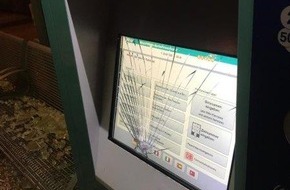 Bundespolizeiinspektion Kassel: BPOL-KS: Display am Fahrkartenautomat beschädigt