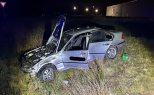 Polizeidirektion Landau: POL-PDLD: A65/AS LD-Zentrum - Von der Fahrbahn abgekommen