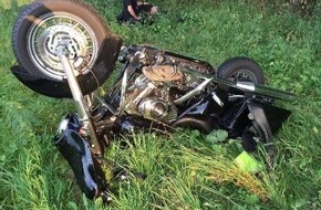 Polizeiinspektion Nienburg / Schaumburg: POL-NI: Unfall mit Harley Davidson