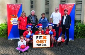 FitX: FitX unterstützt Jugendabteilung der KG Op de Höh mit 6.500 Euro