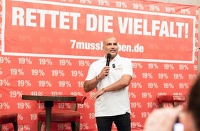 Vereint für die Gastro e. V.: "Rettet die Vielfalt!" / Aktionsbündnis "Vereint für die Gastro" kämpft für Erhalt der 7-Prozent-Mehrwertsteuer in der Gastronomie