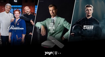Joyn: Joyn kommt zu MagentaTV! Streaming-Plattform der ProSiebenSat.1 Media SE und die Deutsche Telekom starten ab sofort umfassende Kooperation