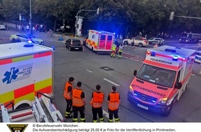 Feuerwehr München: FW-M: Motorradunfall verursacht Motorradunfall (Schwanthalerhöhe)