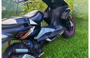 Landespolizeiinspektion Nordhausen: LPI-NDH: Polizei bittet um Hinweise nach Diebstahl eines Kleinkraftrades