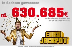 Sächsische Lotto-GmbH: Dresdener räumt 630.685 Euro bei Eurojackpot ab