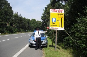 Polizeiinspektion Hameln-Pyrmont/Holzminden: POL-HOL: Weserbrücke Bodenwerder ab 15:00 Uhr gesperrt: Vorbereitungen auf 63. Lichterfest laufen planmäßig - Veranstalter und Polizei mit bewährtem Konzept -