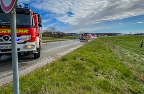 Freiwillige Feuerwehr Menden: FW Menden: Verkehrsunfall auf der Fröndenberger Straße